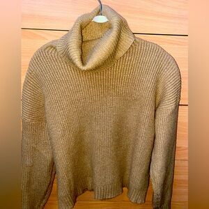 Tan Turtleneck sweater